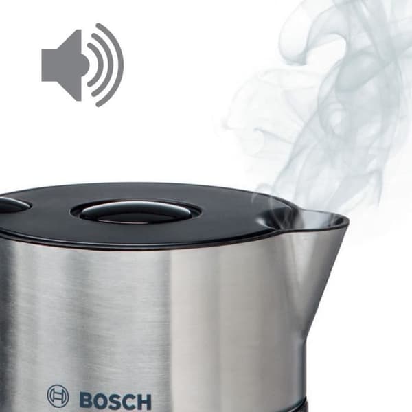 Styline elektrisk vattenkokare - BOSCH - TWK8613P - 1,5L - 2400W - Håll värmen - Anti-kalk - Svart