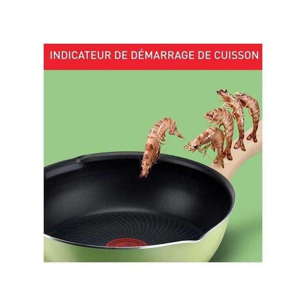 Poêle Tefal One Pick Pot Pan 22 cm + Lock G1662504 Svart