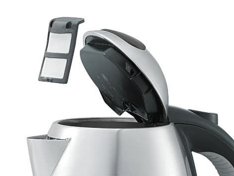 WMF Stelio 0413010012 vedenkeitin 1,2 L 2400 W Musta, Ruostumaton teräs