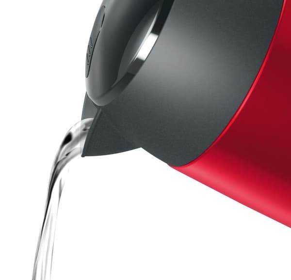 Bosch TWK3P424 vattenkokare 1,7 L 2400 W Grå, Röd