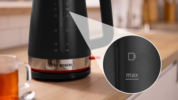 Bosch TWK4M223 vattenkokare 1,7 l 2400 W svart