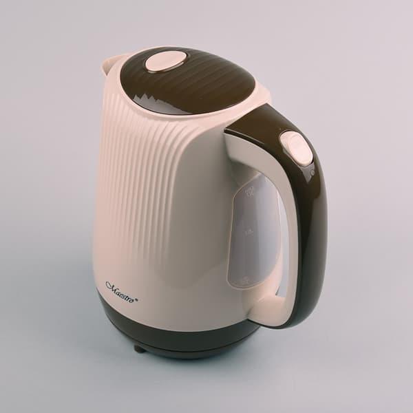 Feel-Maestro MR042 beige vattenkokare 1,7 L Beige, Brun 2200 W