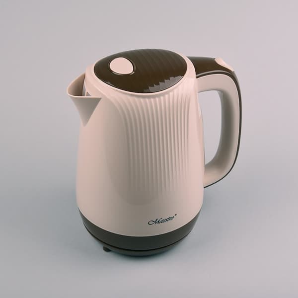 Feel-Maestro MR042 beige vattenkokare 1,7 L Beige, Brun 2200 W