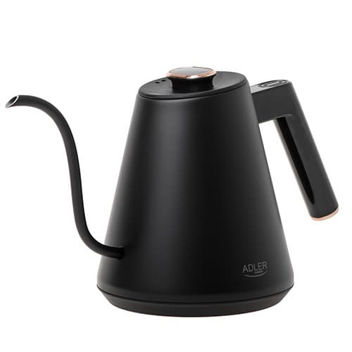 Adler AD 1349 Elkedel med lang tud 1,0L Sort