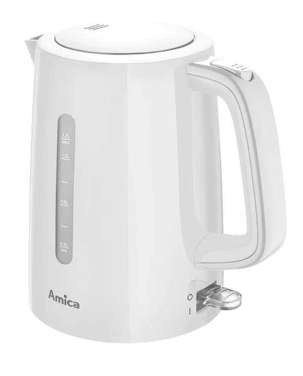 Amica KF1011 vattenkokare 1,7 L 2150 W Vit