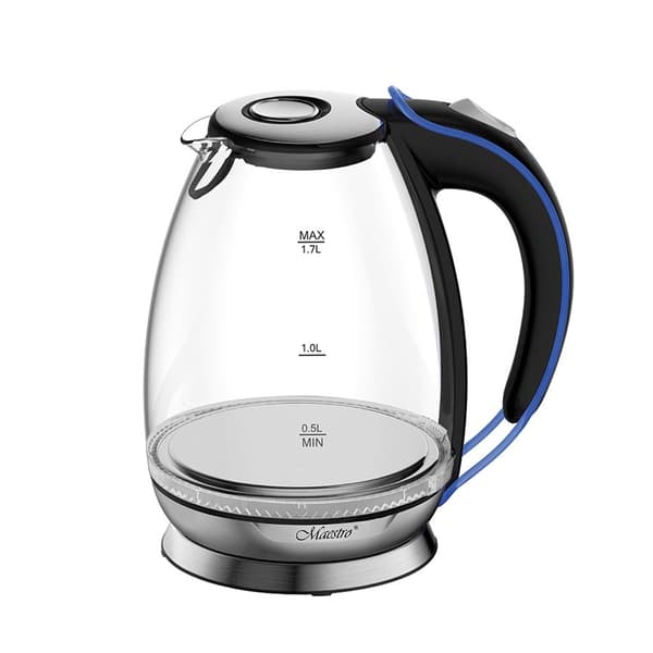 Maestro MR-054 Elkedel med belysning, glas 1,7 L