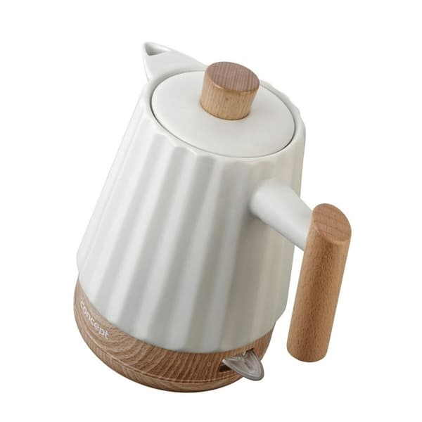 Vattenkokare Concept RK0090 Vit Keramisk 1500 W 1,5 L