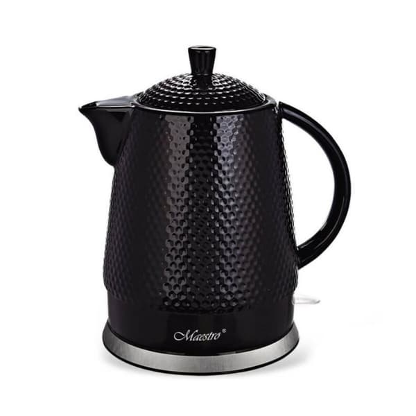 Vattenkokare Feel Maestro MR-069 Vit Svart Keramisk 1500 W 1,5 L