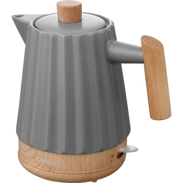 Vattenkokare Concept RK0092 Mörkgrå Keramisk 1500 W 1,5 L