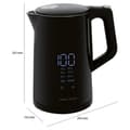 Miniatyrbild 5 av 8: Vattenkokare Proficook PC-WKS 1243 Svart Rostfritt stål 2200 W 1,7 L