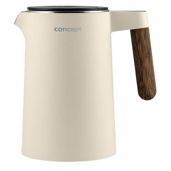 Vattenkokare Concept RK3304 Vanilj Trä 1850-2200 W 1,5 L