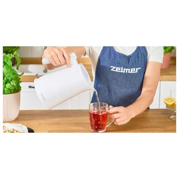 Vattenkokare Zelmer ZCK 7020 Vit Plast 2200 W 1 L