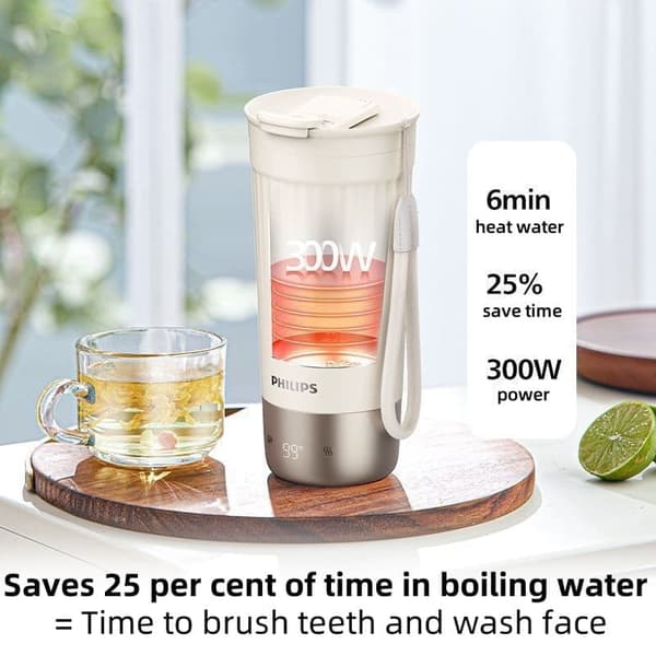 "Philips AWP2774 bærbar kedelflaske - 400 ml vakuumisoleret rejsetermokande