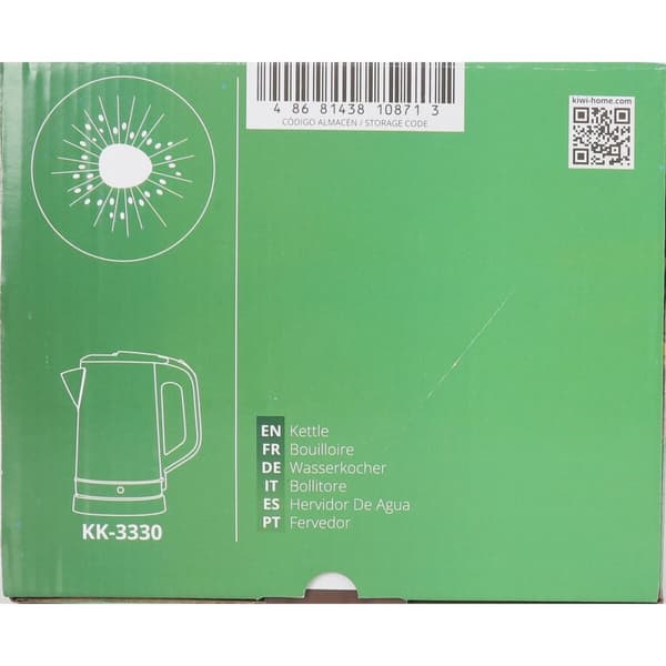 Vannkoker Kiwi Stål 1800 W 1,7 L (4 enheter)