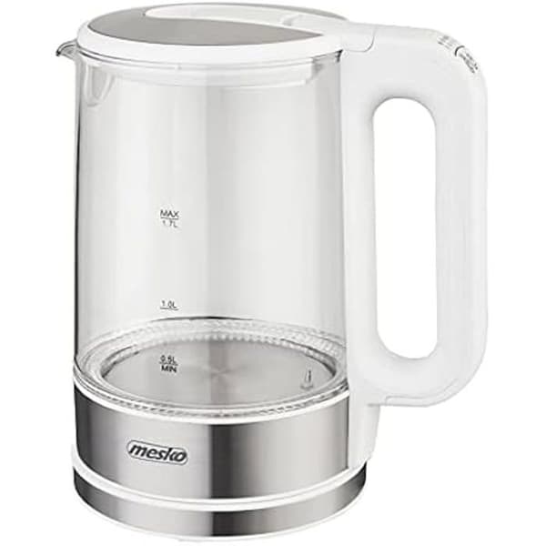 MESKO MS 1301w vattenkokare - Temperaturjustering - LED-bakgrundsbelysning - 1,7L - 2200W