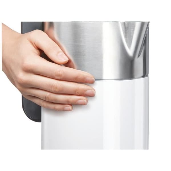 BOSCH TWK8611P Styline vattenkokare - Vit - 1,5L - 2400W - 4 temperaturnivåer
