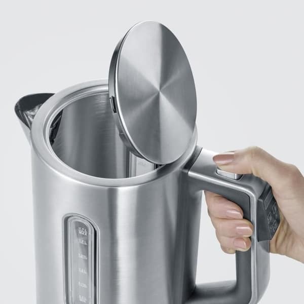 SEVERIN WK3418 vattenkokare - Rostfritt stål - 1,7 L - Justerbar temperatur - LCD-display