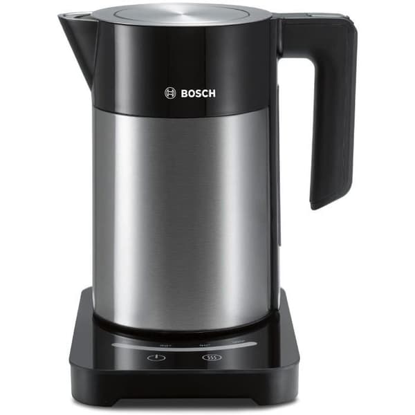 BOSCH TWK7203 programmerbar vattenkokare - Svart och rostfritt stål - 1,7L - 360° bas - Automatisk avstängning