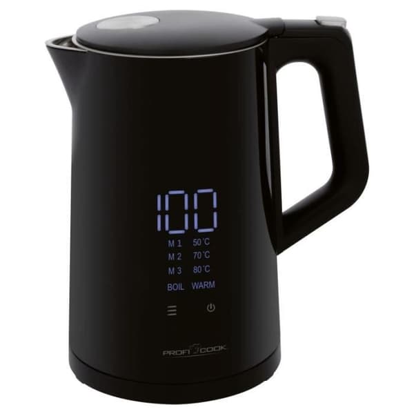 Elektrisk vattenkokare med pekskärm 1,7L Proficook PC-WKS1243