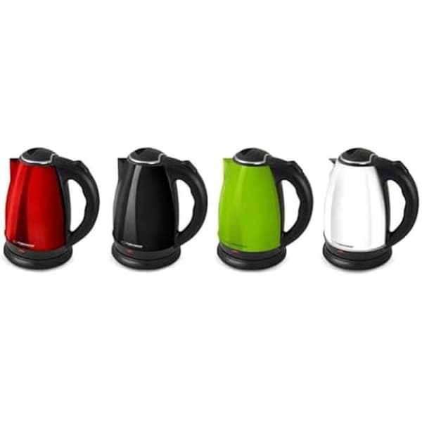 Vattenkokare - ESPERANZA - EKK113R - Svart Röd - Rostfritt stål Plast - 1800 W - 1,8 L