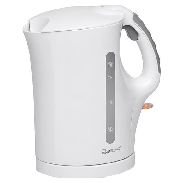 Elektrisk vattenkokare - Clatronic WK 3445 - Kapacitet 1,7L - 2200W - Trådlös