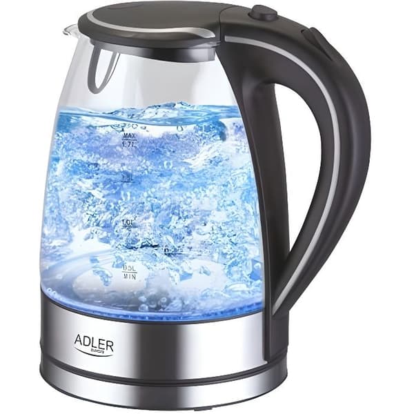 ADLER AD 1225 vattenkokare - 1,7 liter - Effekt 2,2 kWatt - Anti-kalksystem