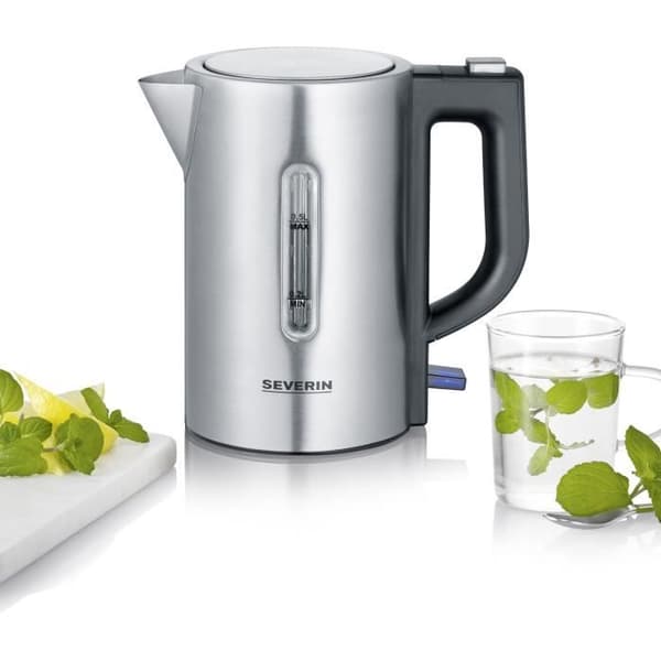 SEVERIN WK3647 resekokare - 0,5 L - 1100 W - Rostfritt stål och svart