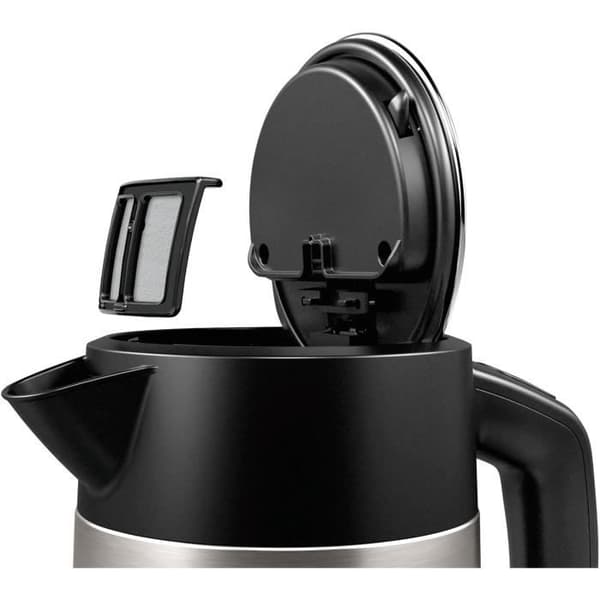 Vattenkokare - BOSCH - TWK4P440 - 1,7 L - 2400 W - Svart, Rostfritt stål