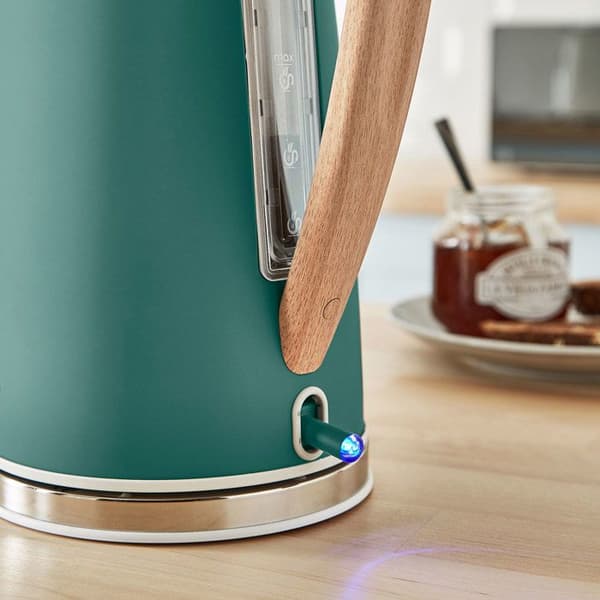 "Bouilloire elektrisk 1,7L Ultra Snabb Trådlös Modern Nordic Design SWAN SK14610GRENEU 2200W Grön 40883"