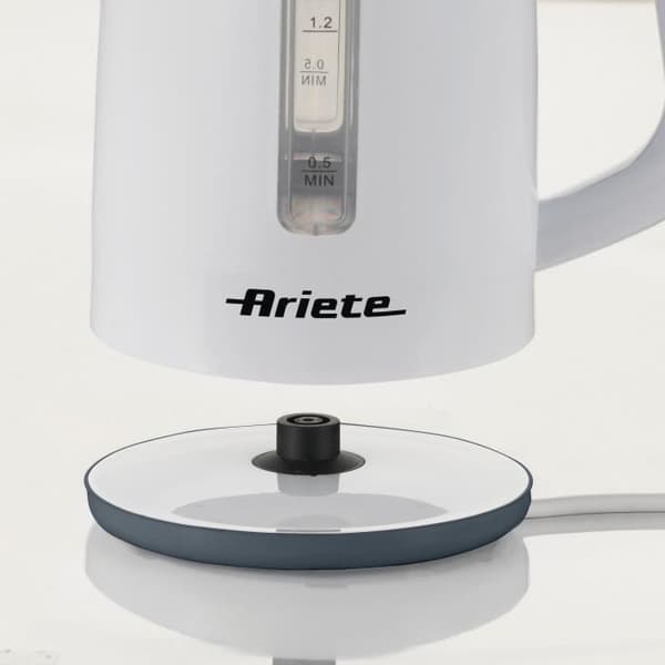 Vattenkokare - ARIETE - VIT - 2000W - 1,7L - Automatisk avstängning