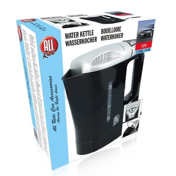 Vattenkokare - Ej specificerad - 1 liter - 170W - 12V - Termiskt skydd