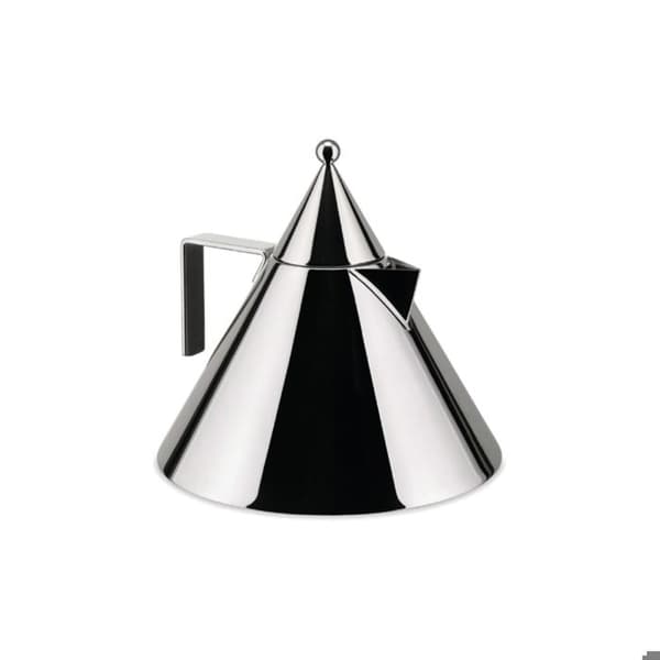 Vattenkokare - Alessi - Il Conico 90017 - Blankpolerat stål - 2,4 liter - Unik design