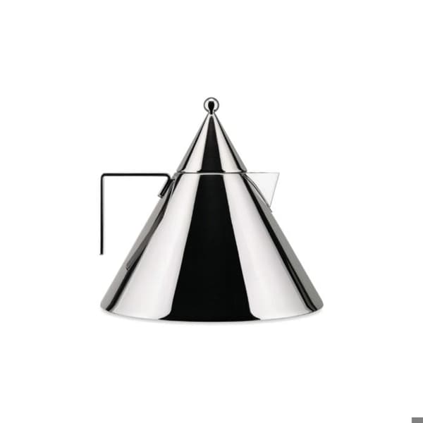 Vattenkokare - Alessi - Il Conico 90017 - Blankpolerat stål - 2,4 liter - Unik design