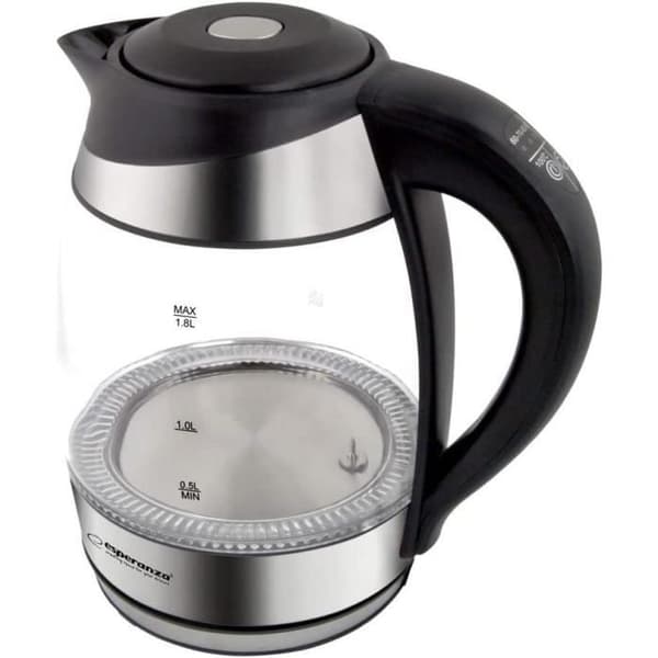 Elkanna - Esperanza - SEINE - 1,7 L - Svart - LED och temperaturregulator