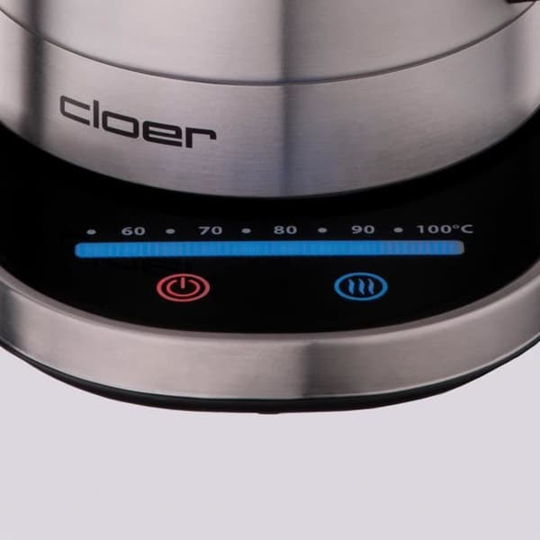 Vattenkokare - CLOER 4459 - 1,7L - 360° bas - LED-display