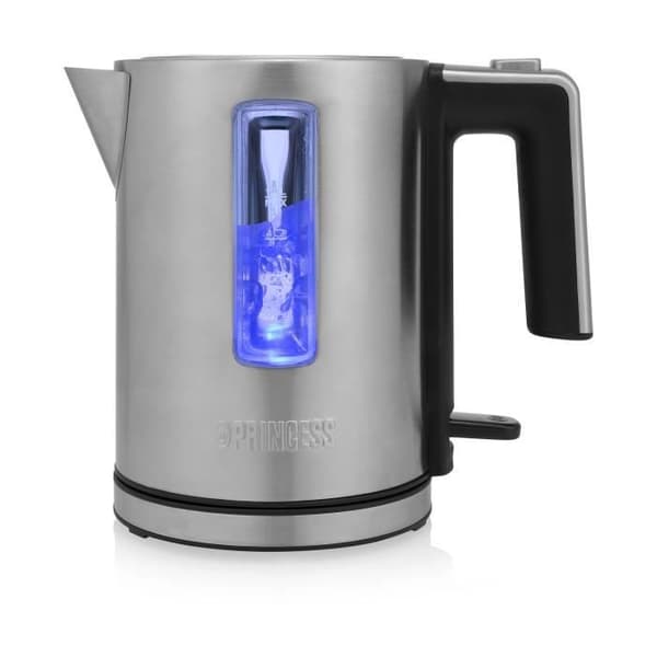 Vattenkokare - PRINSESSA - Deluxe 236045 - 1 L - Rostfritt stål - 2200 W - Lysande graderat fönster