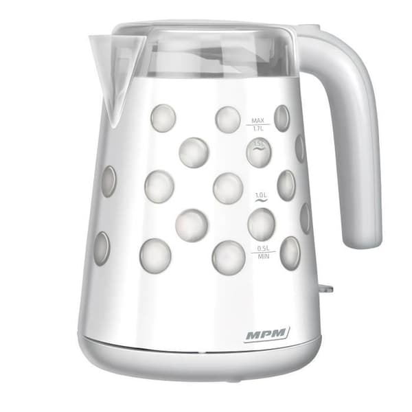 Vattenkokare - MPM - MCZ-86 - 1,7 L - 2200W - Trådlös - Anti-kalk