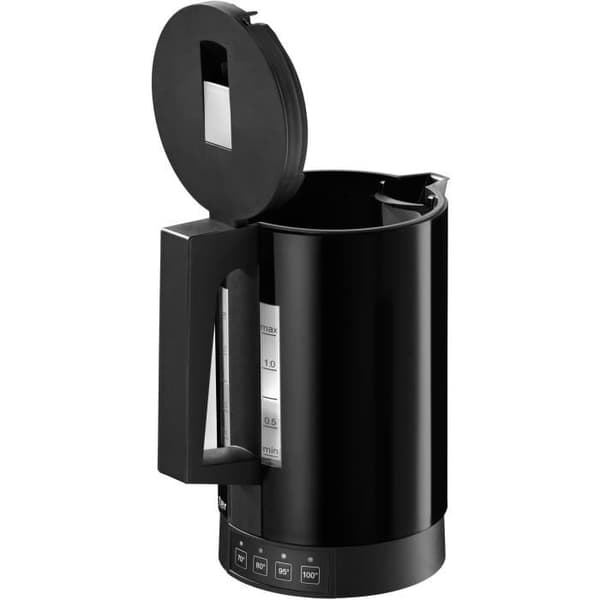 Ritter Fontana5 Vattenkokare - Svart - 1,1 L - 2800 W - Anti-kalk - Håller varm