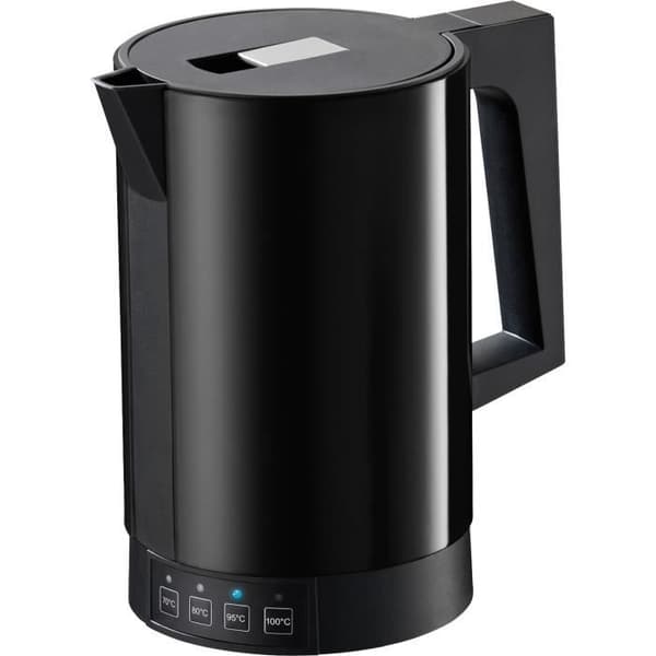 Ritter Fontana5 Vattenkokare - Svart - 1,1 L - 2800 W - Anti-kalk - Håller varm