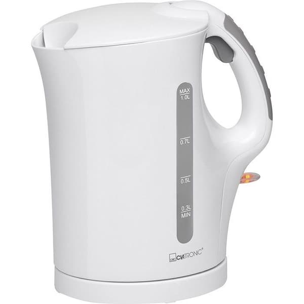 Elektrisk vattenkokare 1L 2200W Clatronic WK 3462 Vit