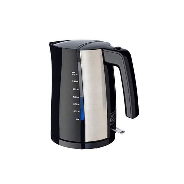 Melitta Look Aqua II vattenkokare - Svart rostfritt stål - 1,7L - 2400W - 360° bas