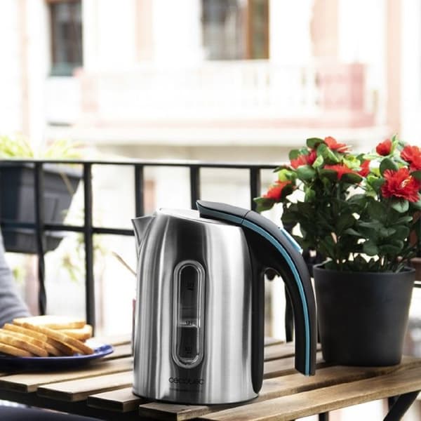 Cecotec ThermoSense 270 elektrisk vattenkokare i stål - 1,7 L - 2200 W - Base 360 - Anti-kalkfilter