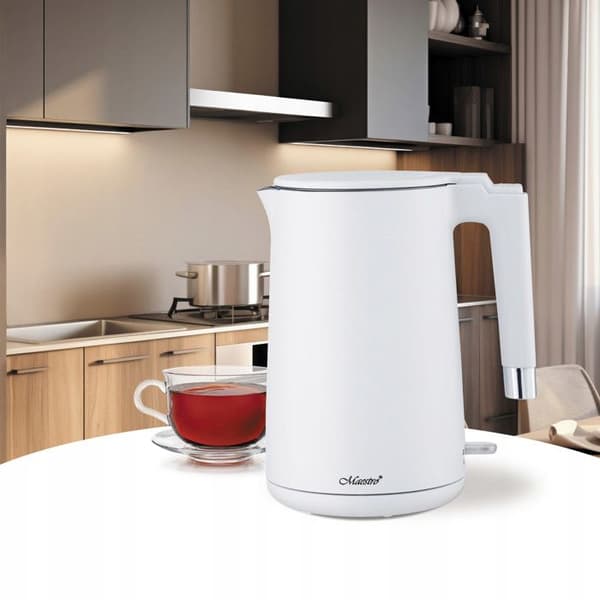 Elektrisk vattenkokare - Maestro - MR-026 - 1800W - 1,7L - Vit