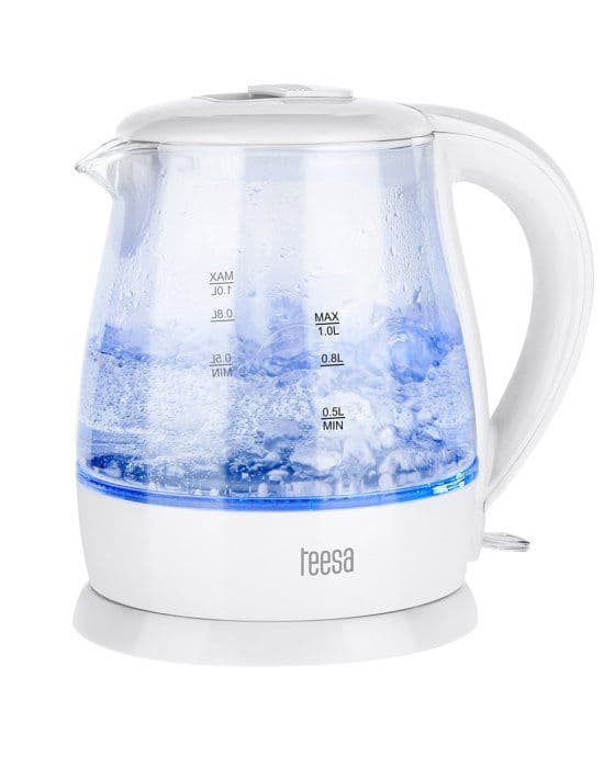 Teesa vattenkokare - TSA1030 - Tessa Vattenkokare i glas, vit