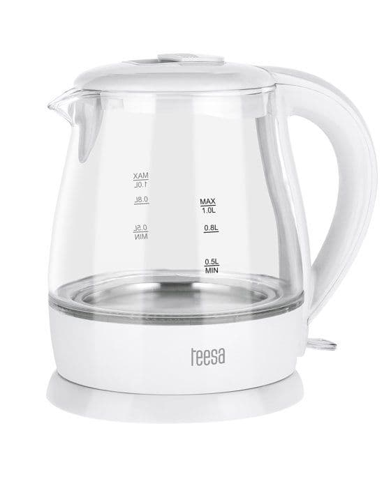 Teesa vattenkokare - TSA1030 - Tessa Vattenkokare i glas, vit