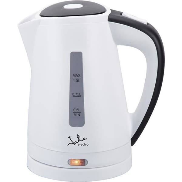 Vattenkokare - JATA - HA701 - 1 liter - 2000 Watt - Vit - Trådlös