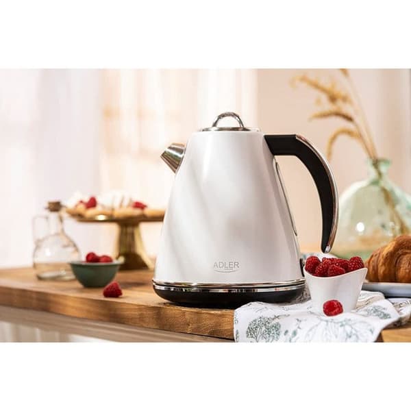 Vattenkokare - ADLER - AD 1343 - Elektrisk - 1,5 L - 2200 W - 360° Base