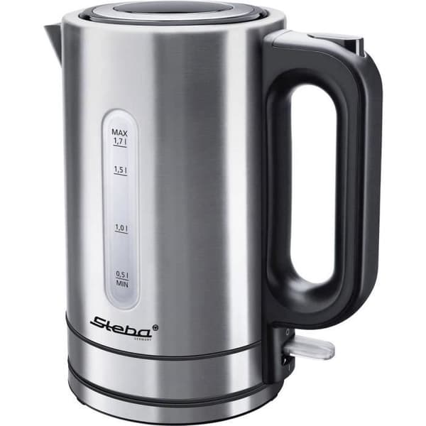 Steba Germany WK 20 432000 sladdlös vattenkokare - Rostfritt stål - 1,7 liter - Grå