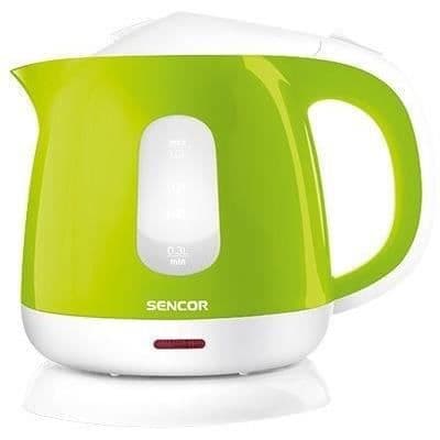 SENCOR SWK 1011GR vattenkokare - Grön och vit - 1L - 1,1 kWatt - 360° bas