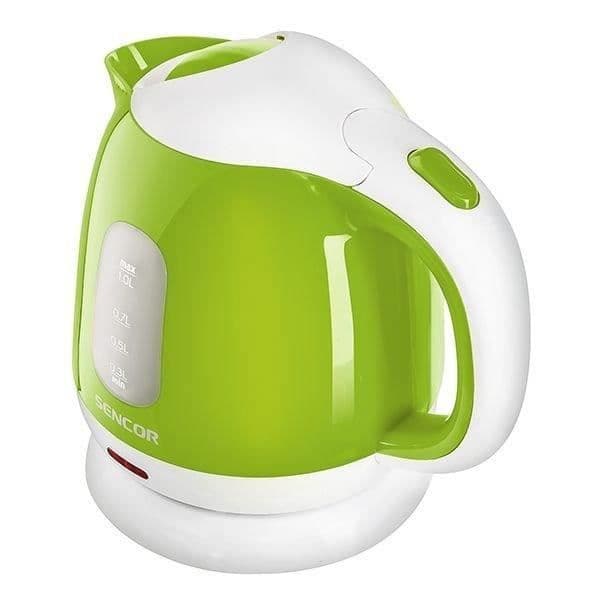 SENCOR SWK 1011GR vattenkokare - Grön och vit - 1L - 1,1 kWatt - 360° bas